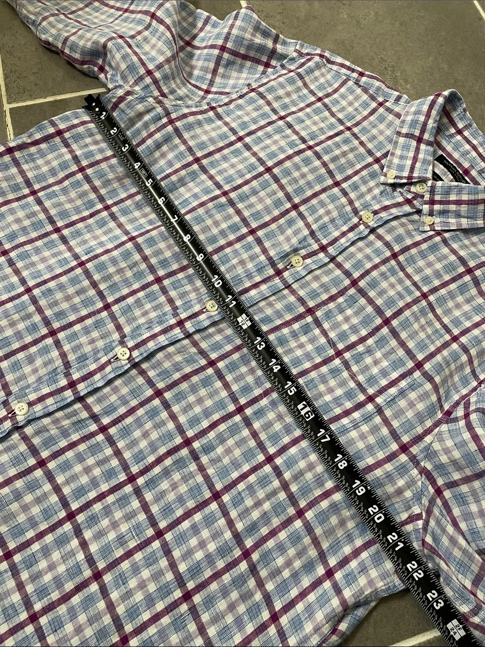 Banana Republic Linen Camden Linen Shirt size Large